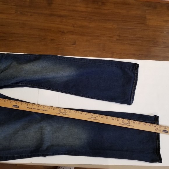 Apt. 9 Bootcut Jeans Women's XL 37x31 Dark Wash Stretch Blue Denim - Picture 6 of 8